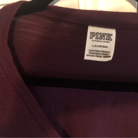 PINK Women’s Large Rhinestone Short Sleeve Top-Excellent Condition - Picture 3 of 5